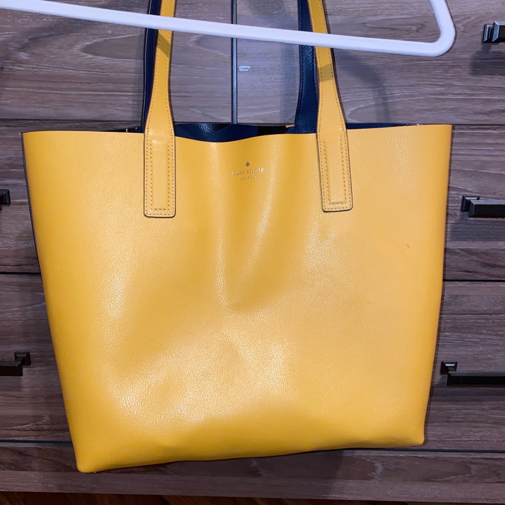 Kate Spade Arch Paper Rose Reversible Leather Tote